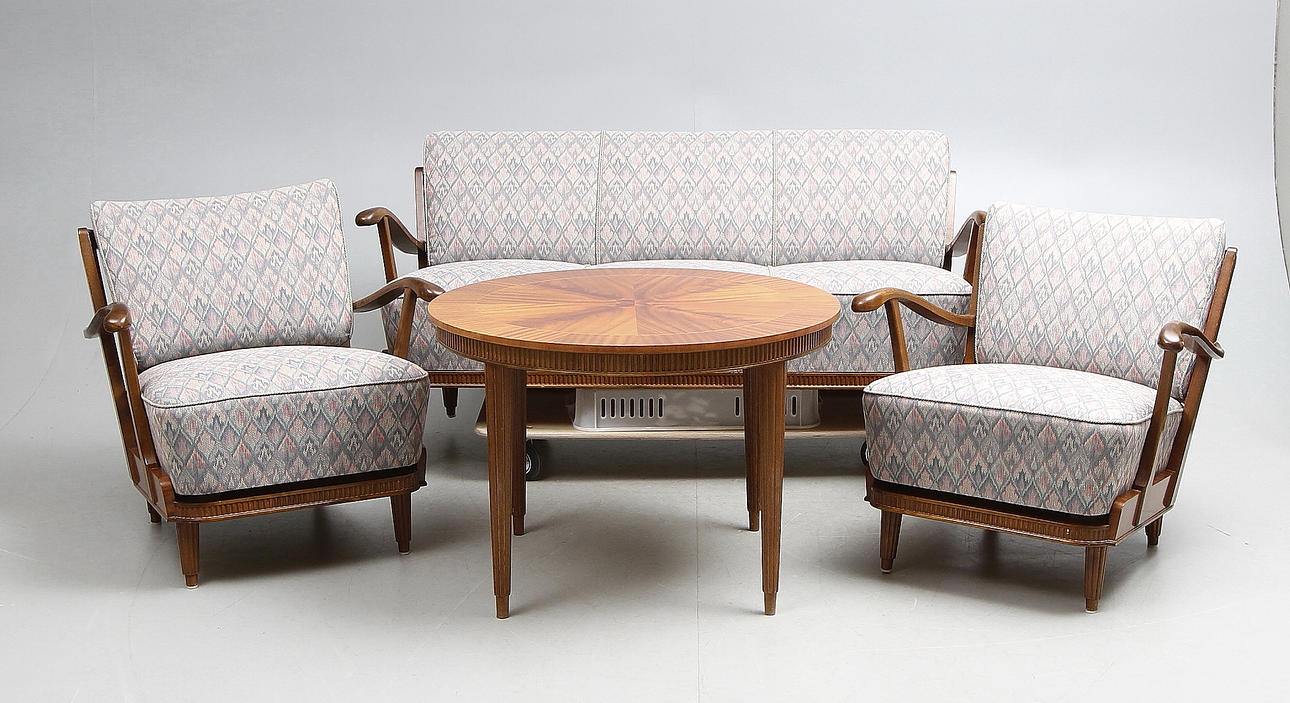 SOFFGRUPP, 4 delar, A-B förenade Linköpings.