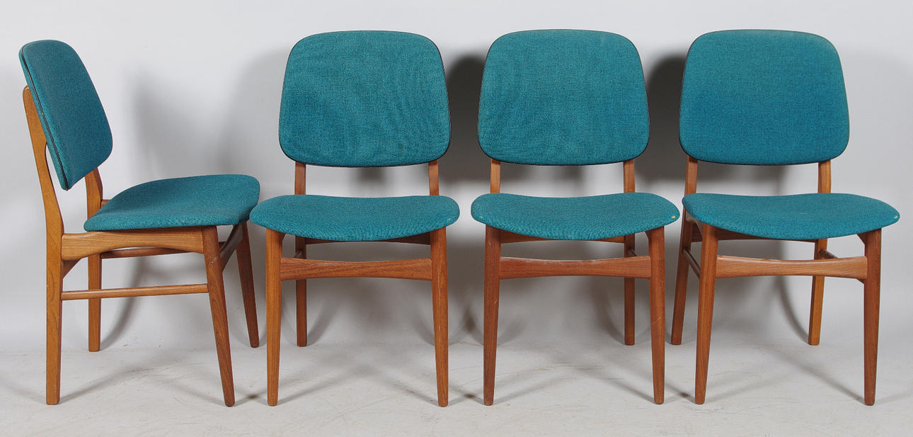 STOLAR, 4 stycken, 1950/60-tal.