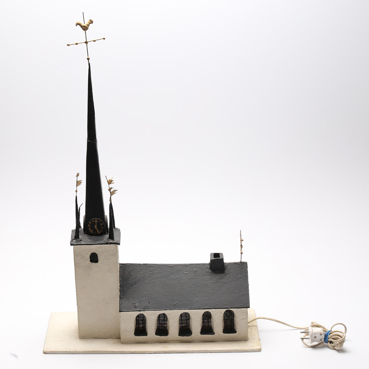 KYRKA med BELYSNING, 1900-tal.