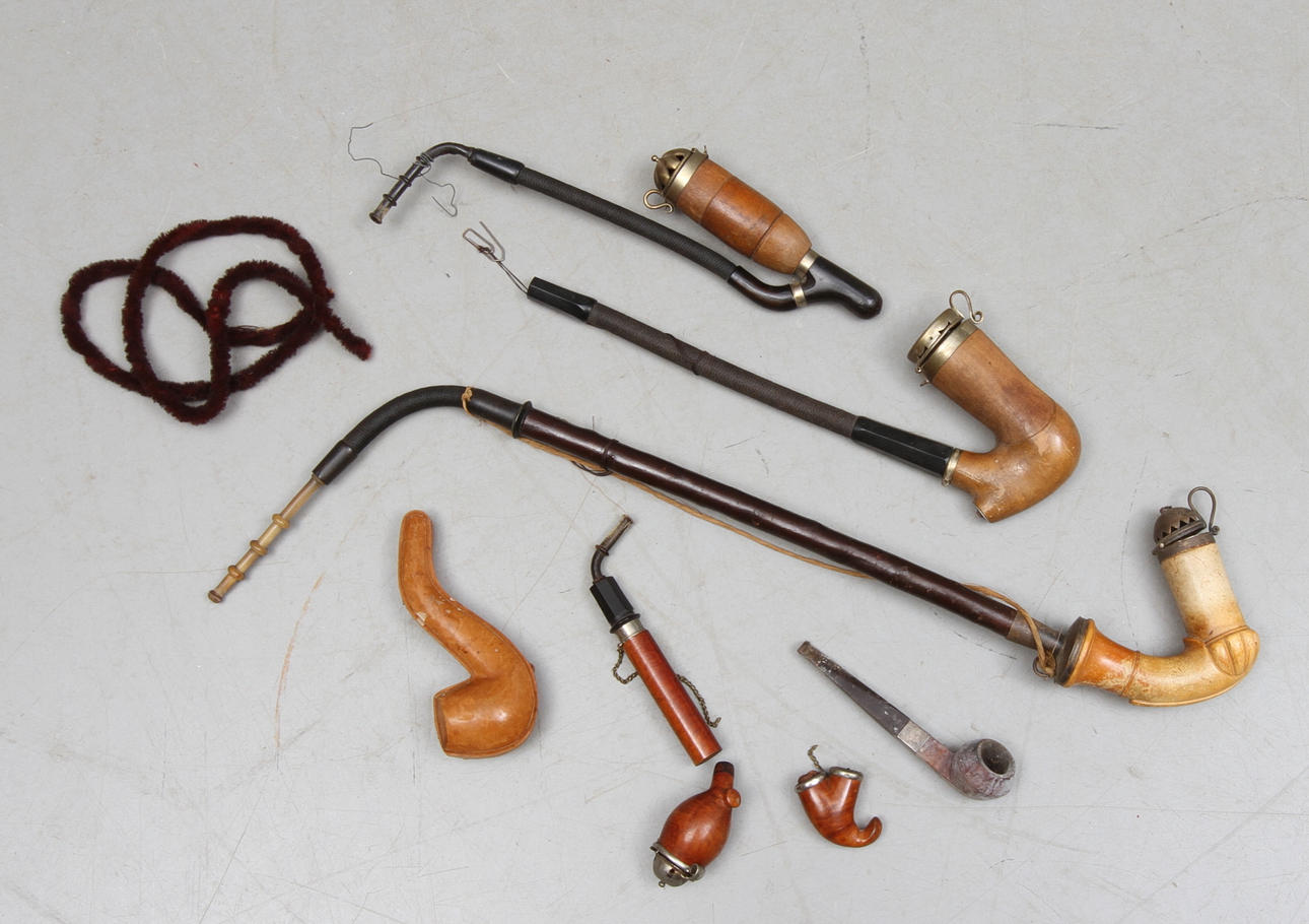 PARTI PIPOR, 18 och 1900-tal.