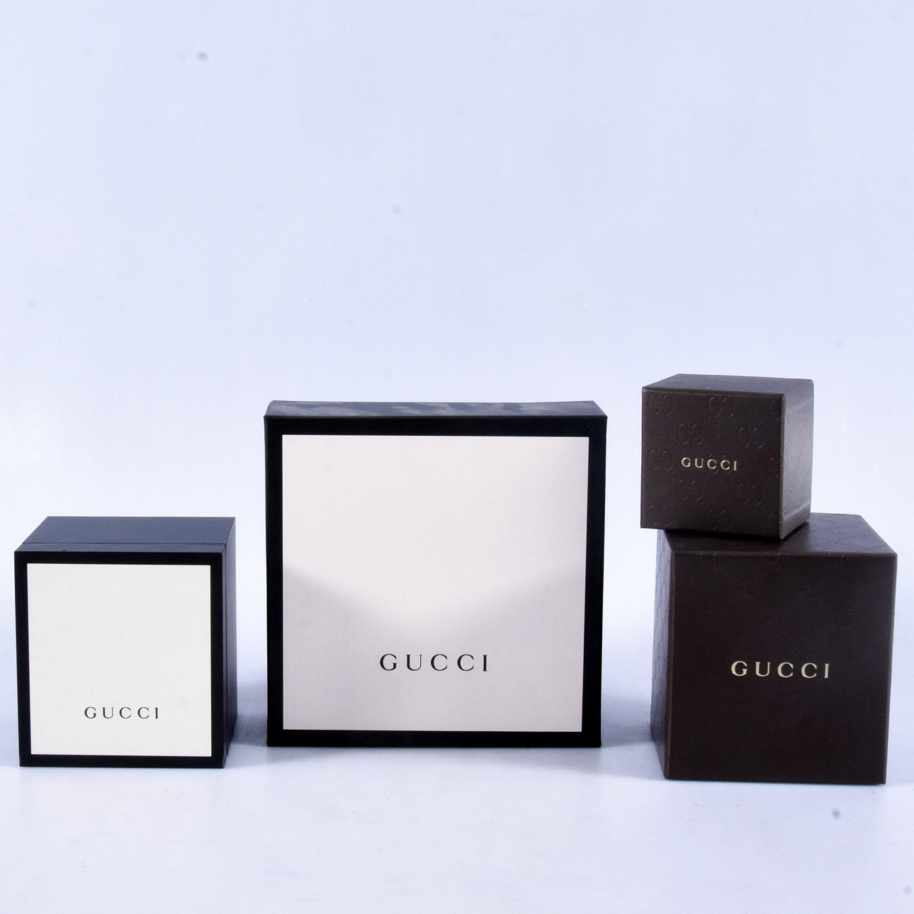 CAJAS ORIGINALES, 4 uds, Gucci.