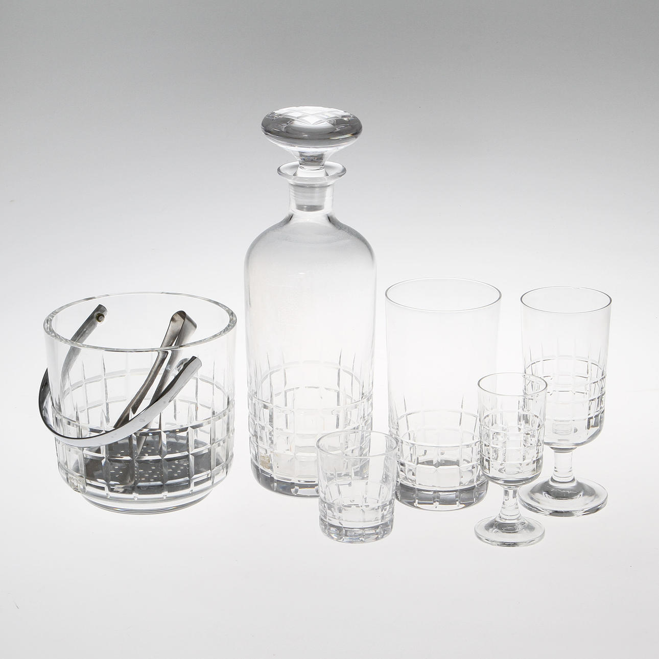 GLASSERVIS, 50 delar, "City", Kosta, Vicke Lindstrand.