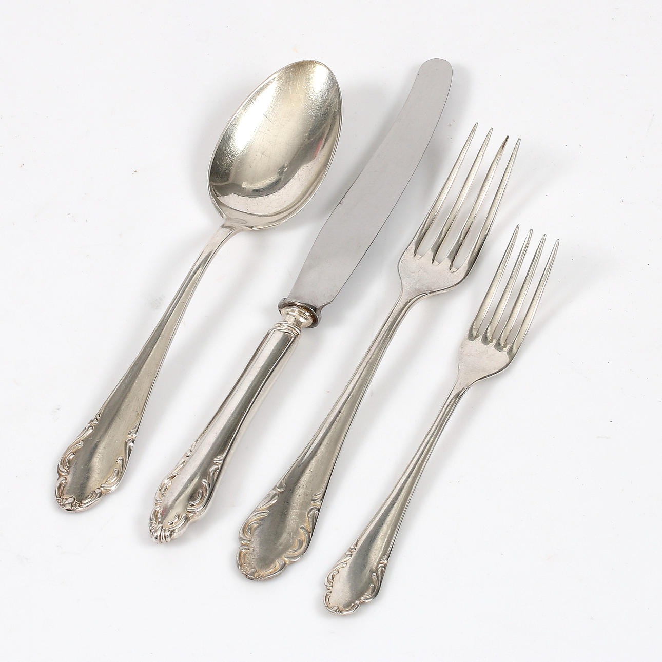CUTLERY PARTS, nickel silver, 