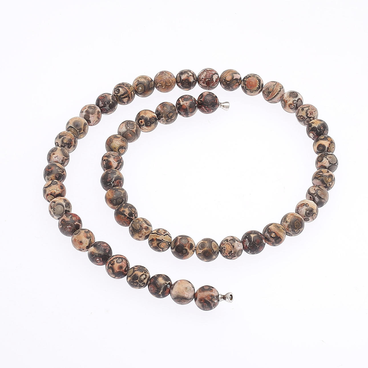 OLE LYNGGAARD. Necklace without clasp, stone beads.