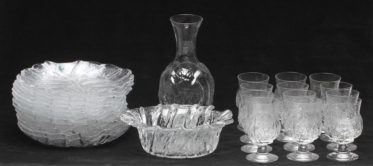 SERVIS, 26 delar" Eden", Orrefors.