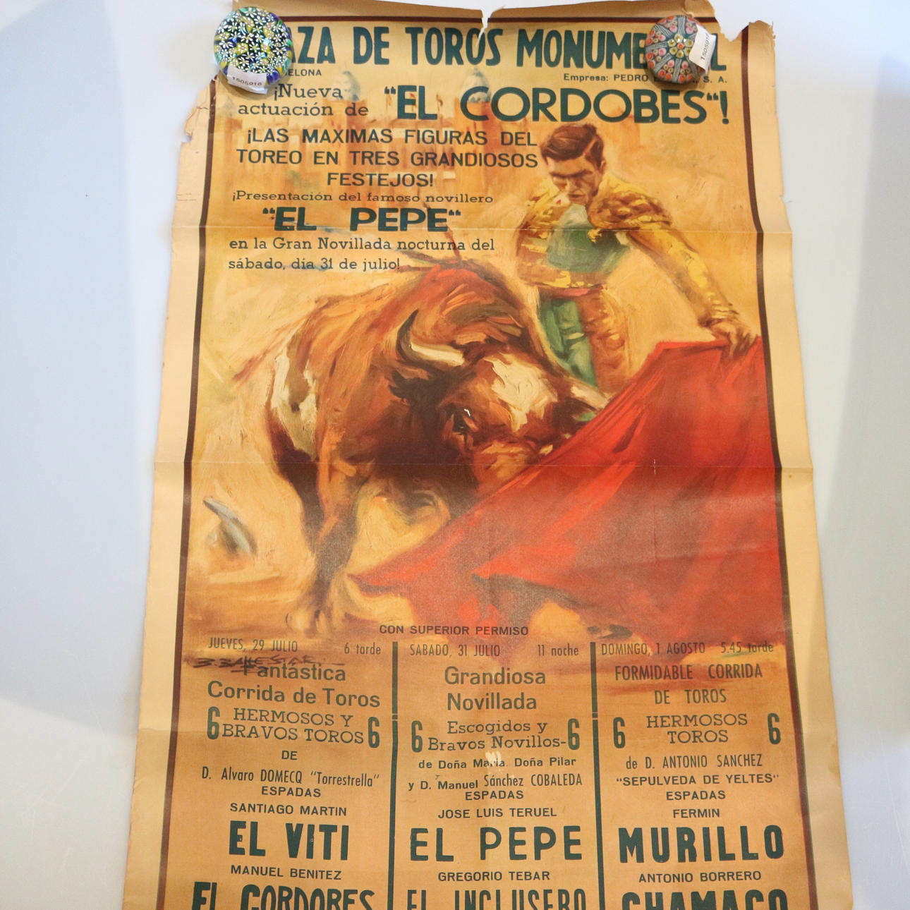 EL CORDOBES POSTER VINTAGE.