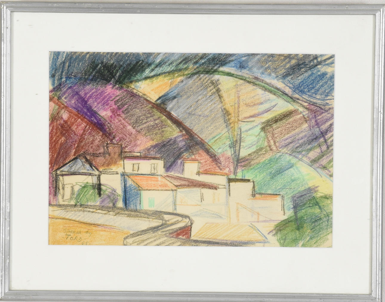 TORD LEANDER ENGSTRÖM. Pastell.