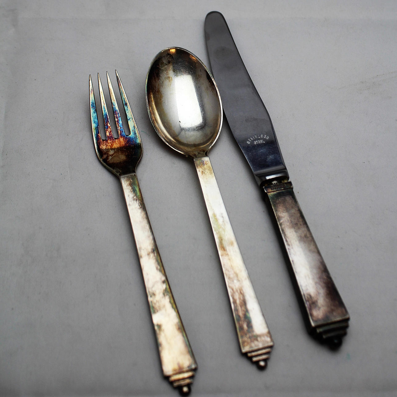 GEORG JENSEN. CUTLERY Pyramid.