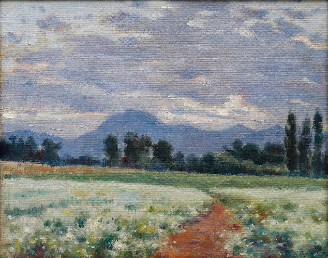ÁNGEL VILA. ”Landskap av Olot”.