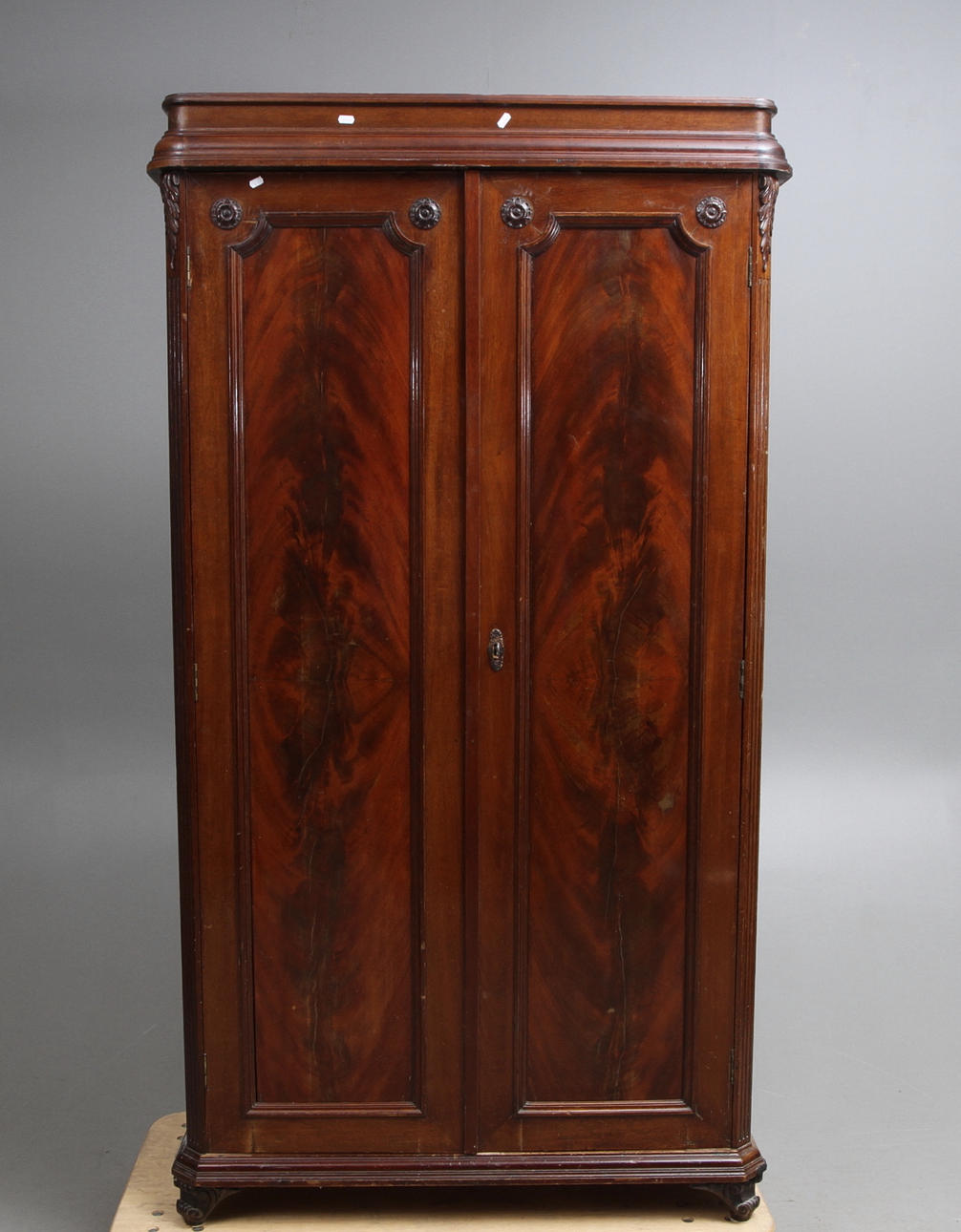 SKÅP. Senempire. Mahogny. 1800-tal.