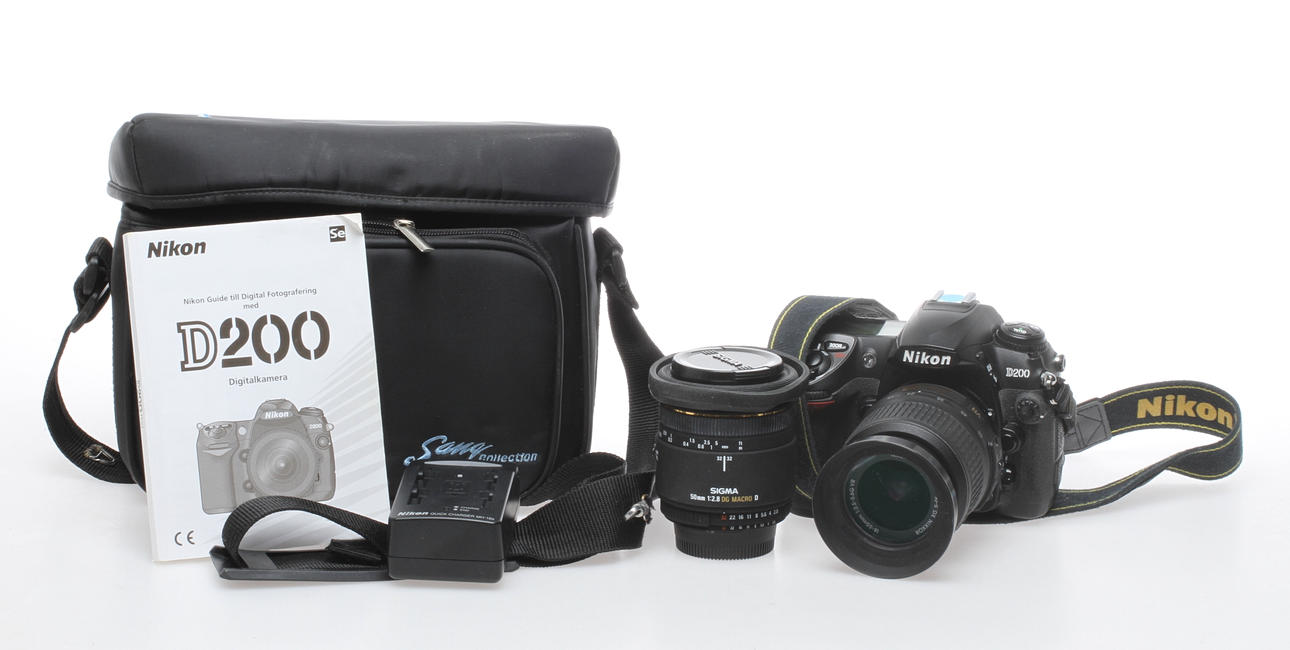 KAMERA, Nikon D200, serienummer 4047663.