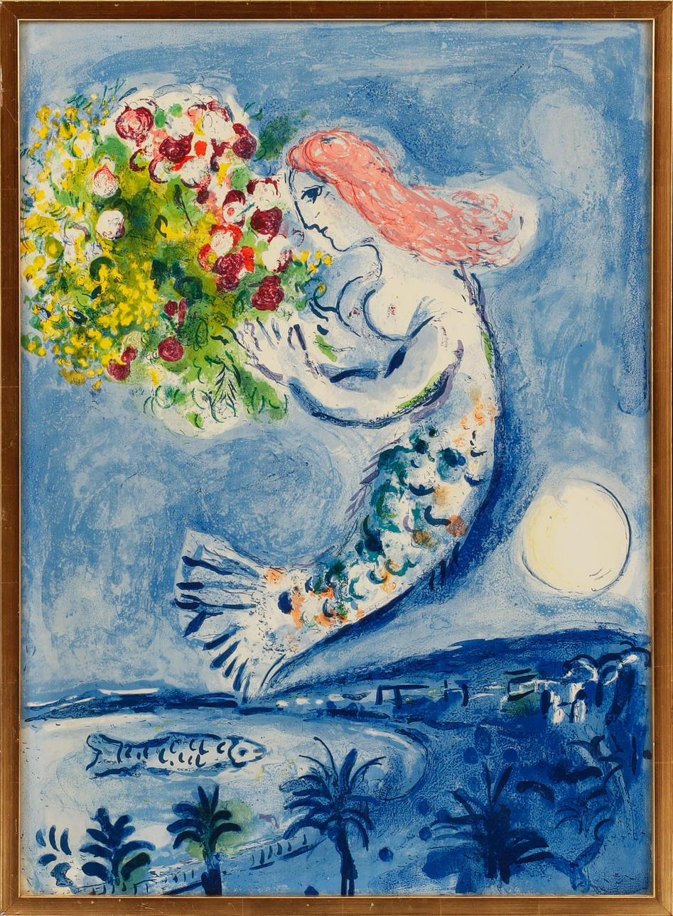JULISTE, "Nice soleil fleurs", Marc Chagall.