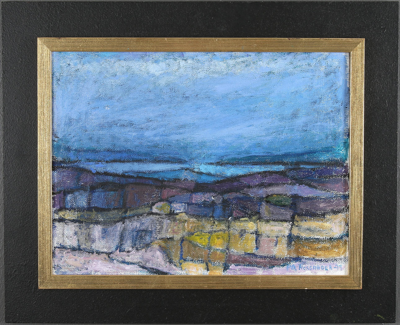 PO. ROSSANDER. Olja på duk, signerad och daterad 1979.