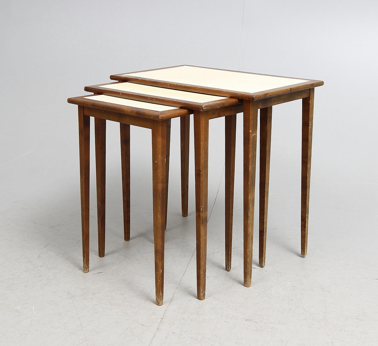 SATSBORD, Teak, 3 delar.