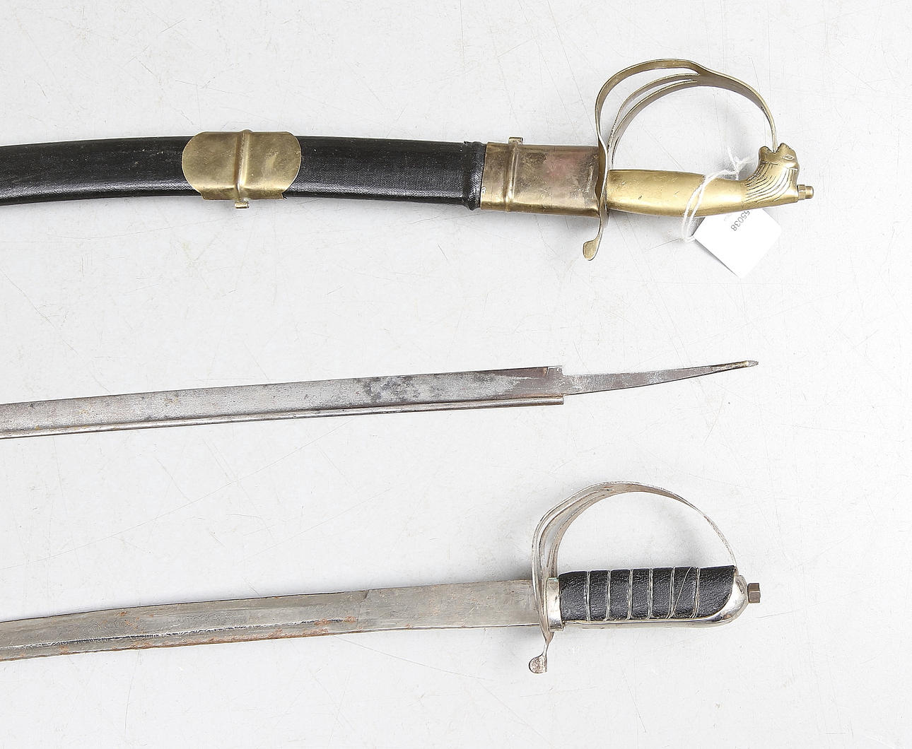 ZIERSCHWERT, 2 Stück und SCHWERTBLATT.