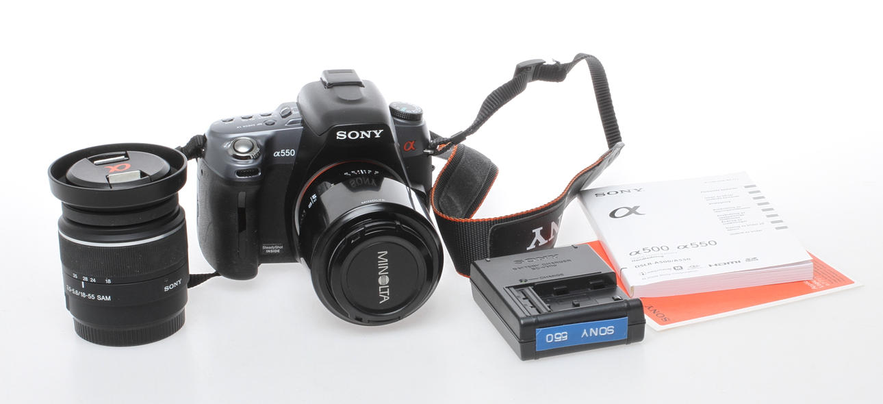 KAMERA, Sony SLR-A500, serienummer 1980504.