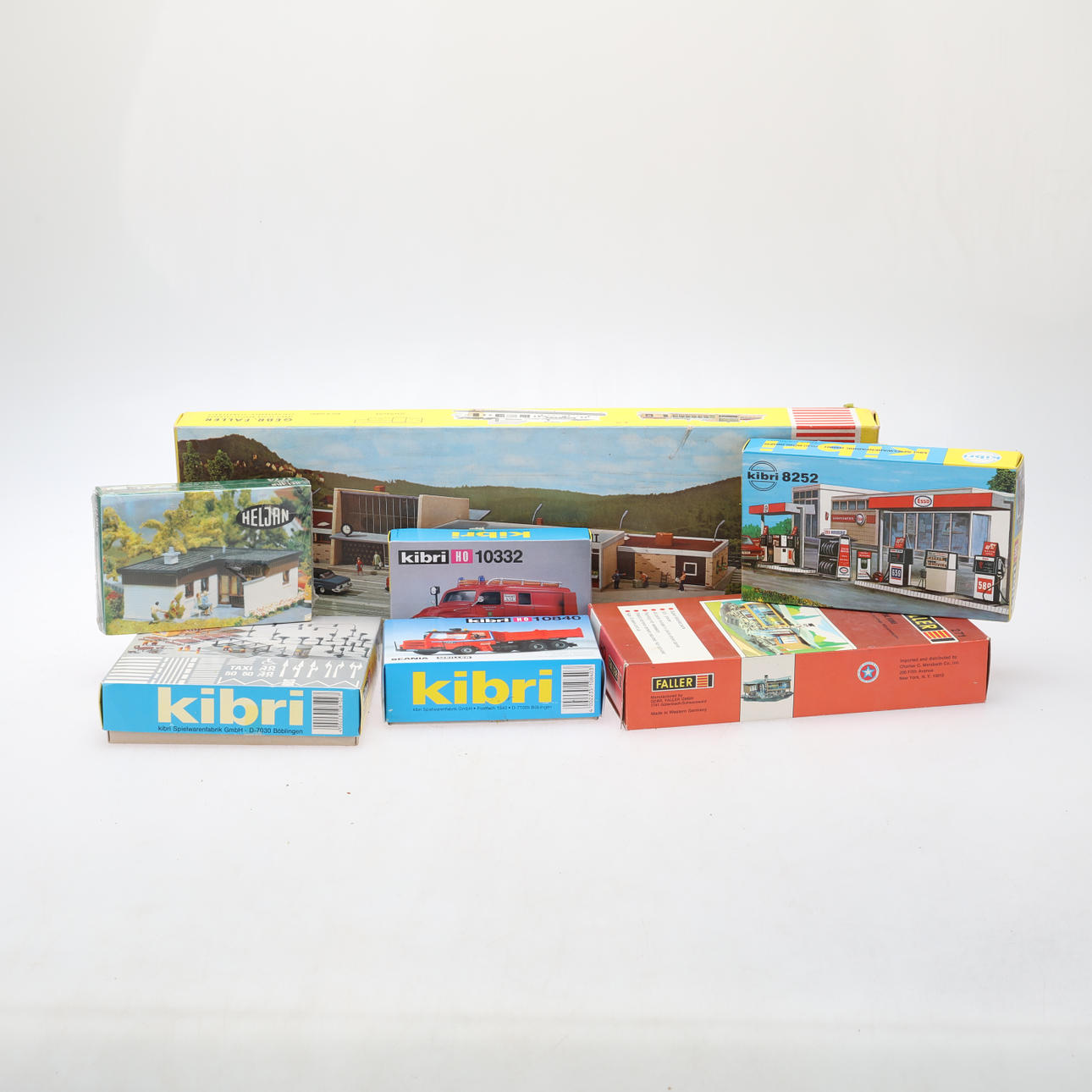 MODELLBAUSÄTZE, 7 Teile, Heljan, Faller, Kibri.