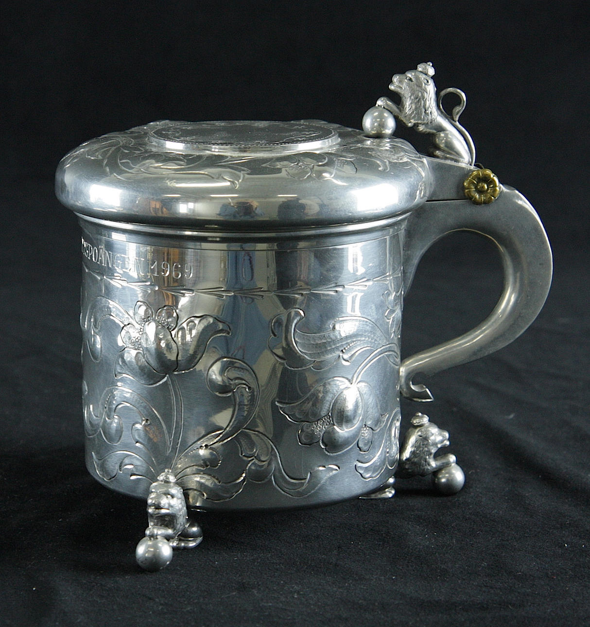 TAGE GÖTHLIN. stop, tenn, lejon, TESI, 1969.