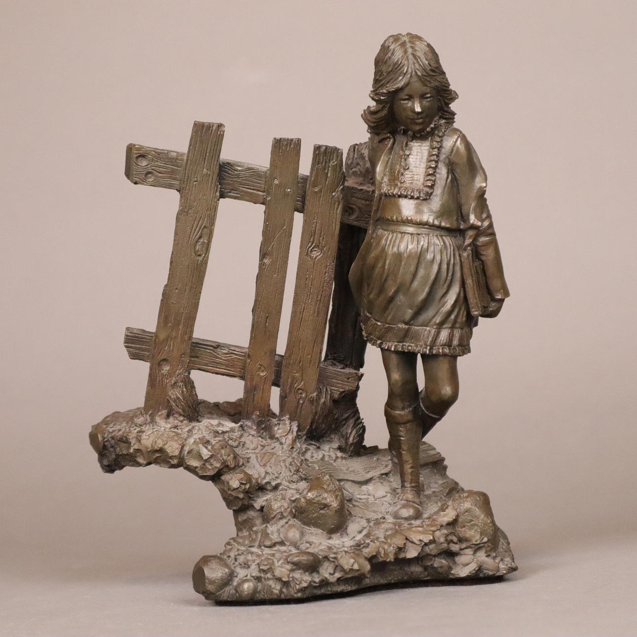 --CHAPEL, RON. "Reverie", bronze.