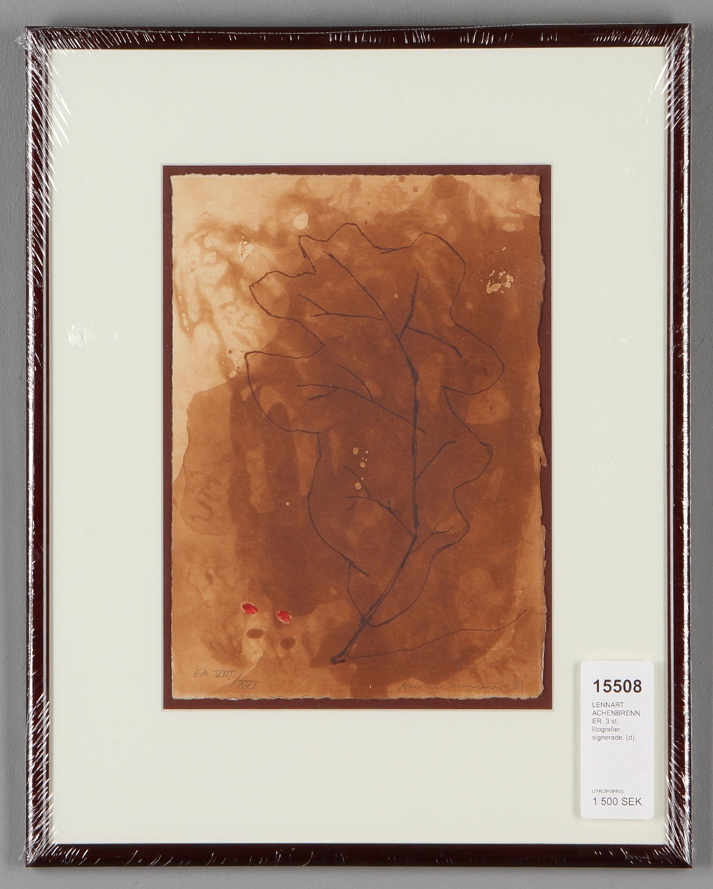 LENNART ACHENBRENNER. 3 st, litografier, signerade.