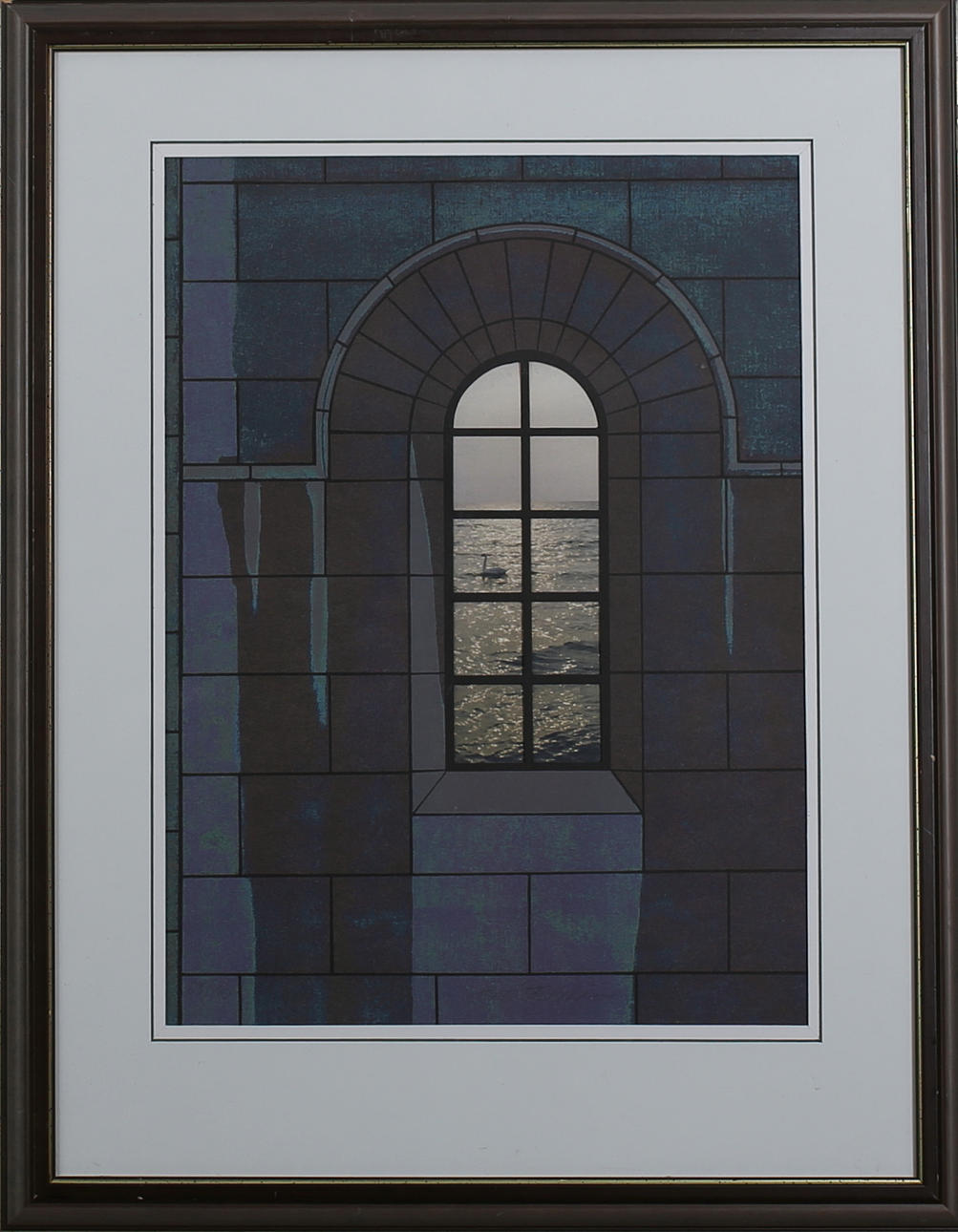 LARS ÖSTERLIN. Fönstret. Blandteknik. Signerad. 28/190.