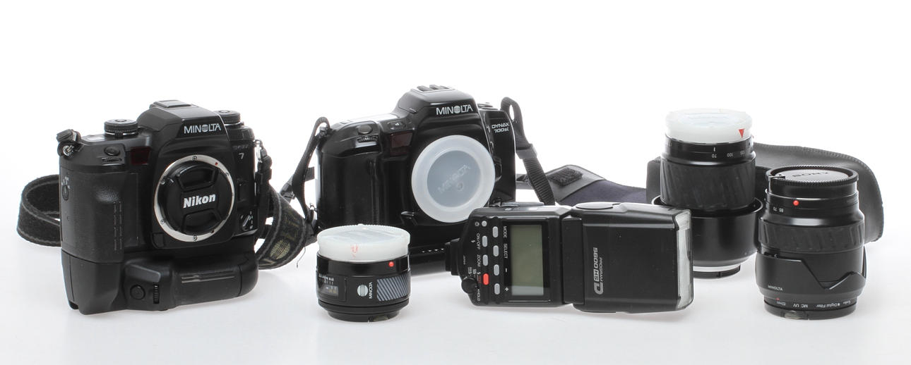 KAMEROR, 2 st, Dynax 7 och Dynax 700si.