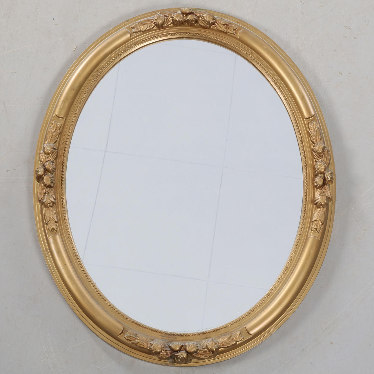 SPEGEL, förgylld, 1900-talets andra hälft.