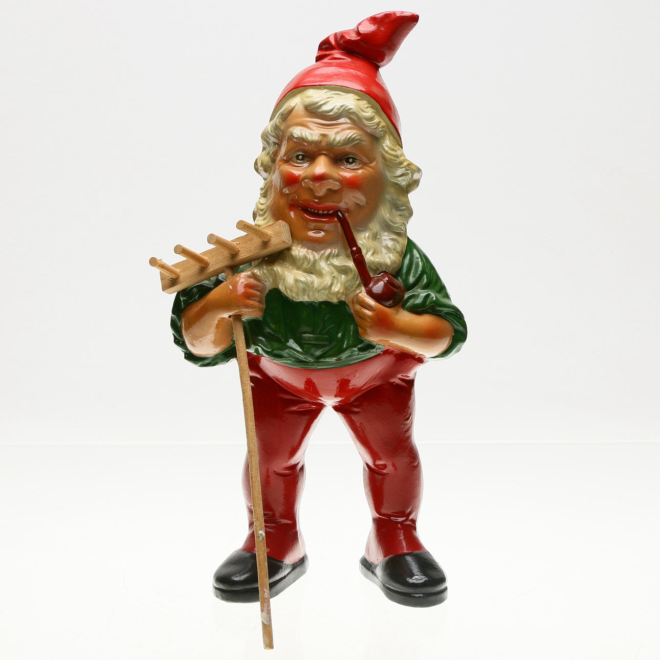 FIGUR, Weihnachtsmann, Keramik, 20. Jahrhundert.
