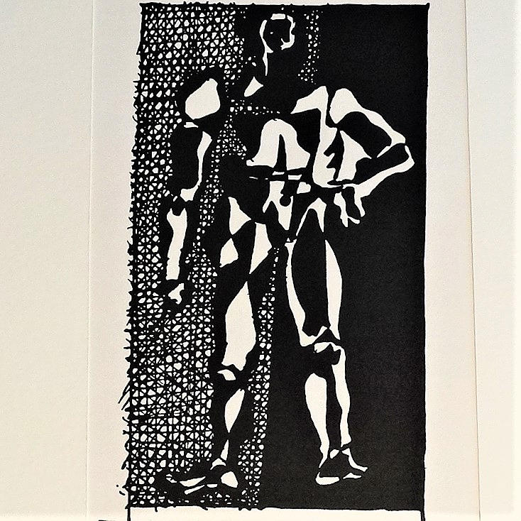 PABLO PICASSO. Holzschnitt, 1955.