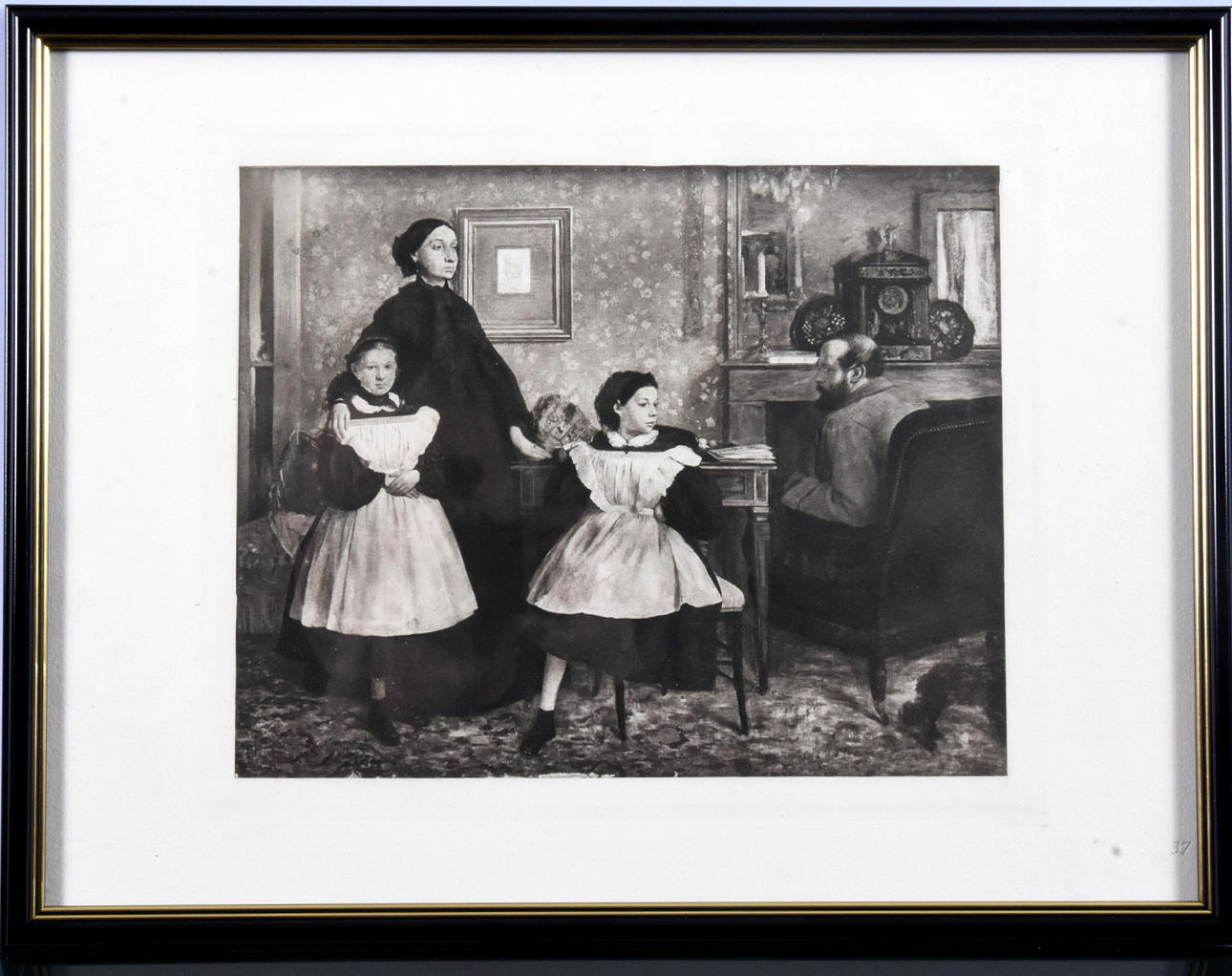 EDGAR DEGAS. EFTER. Litografiskt tryck.