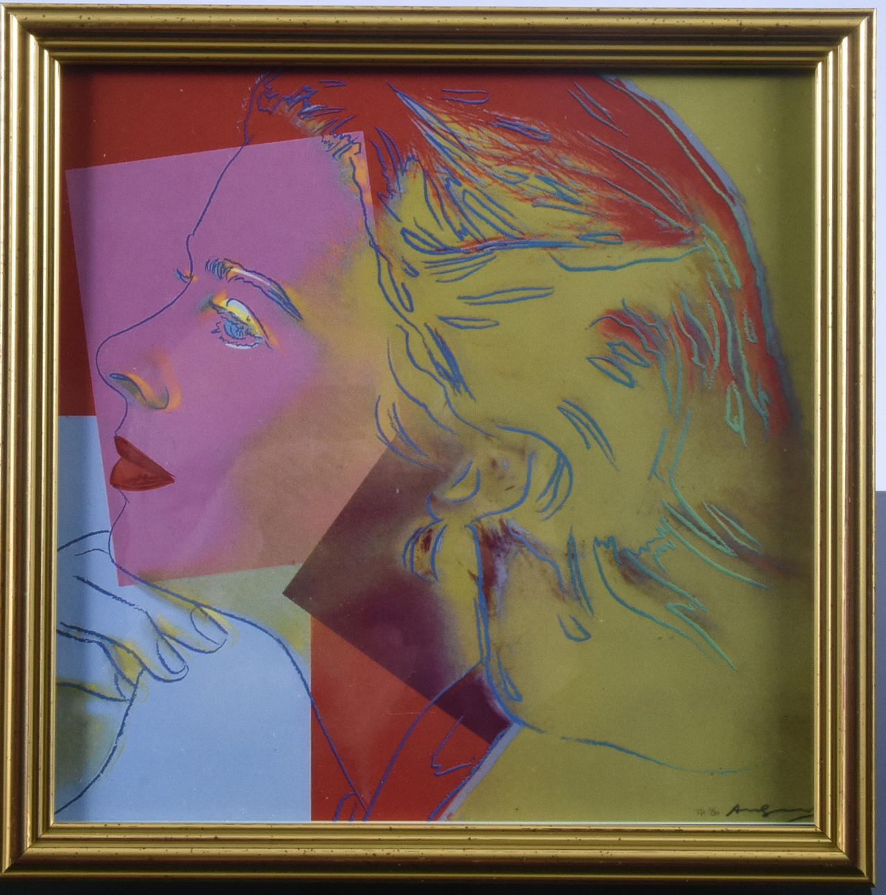ANDY WARHOL. EFTER. Färgoffset, "Ingrid herself", 1983.