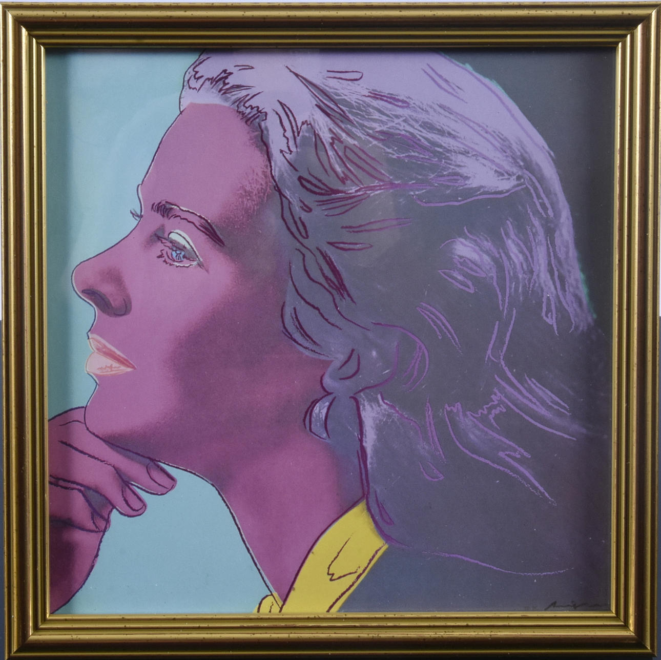 ANDY WARHOL. EFTER. Färgoffset, "Ingrid herself", 1983.