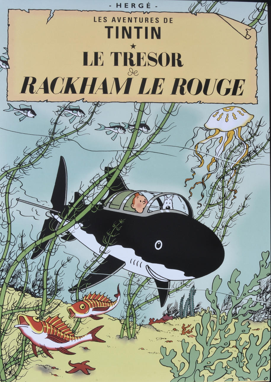 TINTIN, poster, Offset print.