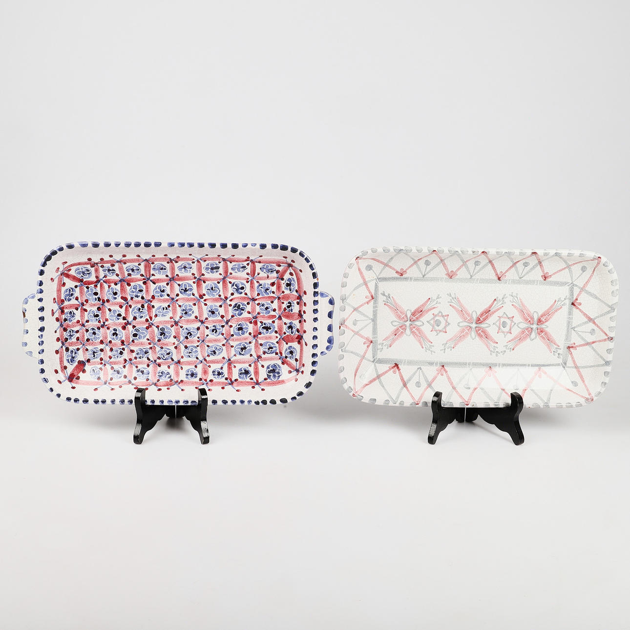 UGNSELDFASTA FORMAR, 2 stycken, Laholmskeramik.