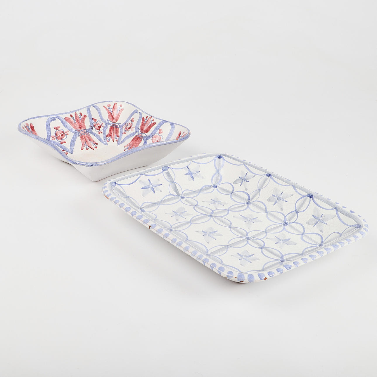 UGNSELDFASTA FORMAR, 2 stycken, Laholmskeramik.