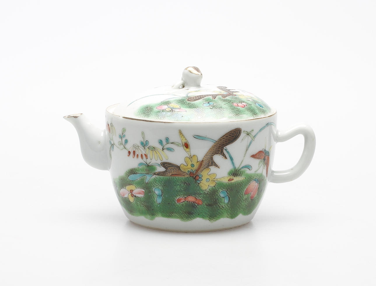 Porslinskanna. Kina.