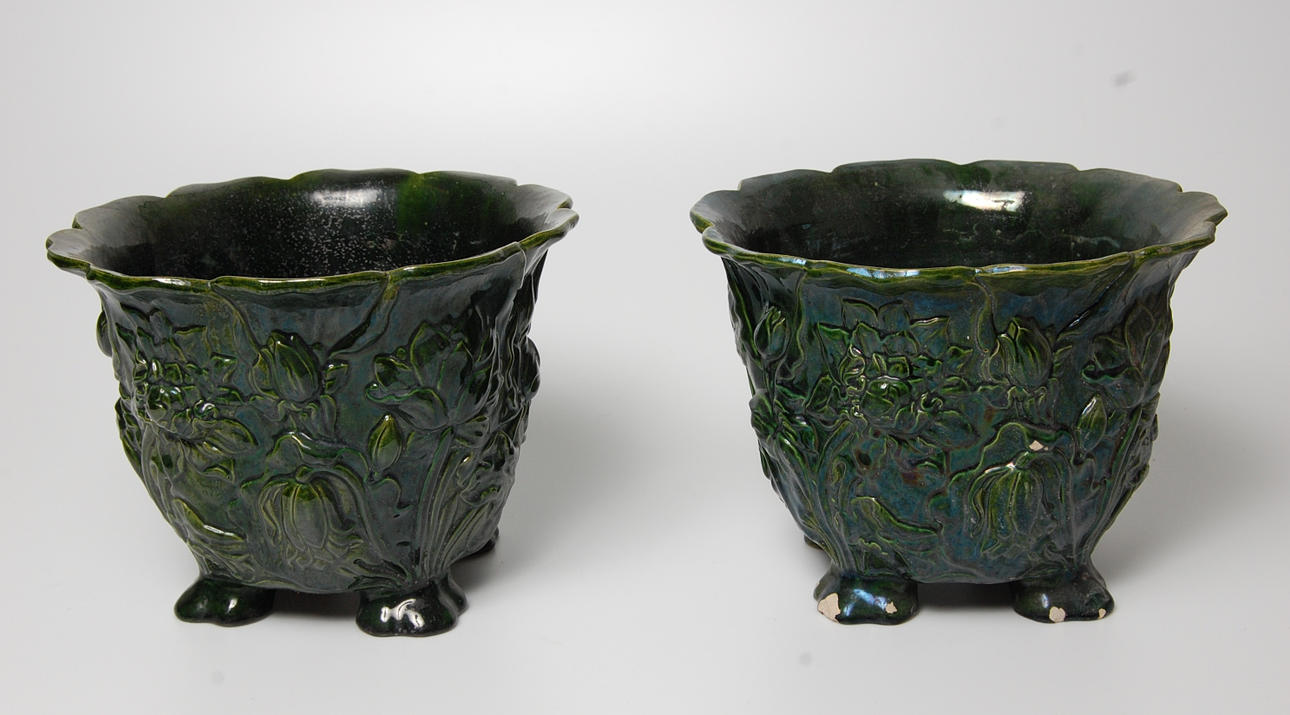 YTTERKRUKOR, 1 par, Höganäs, 18-1900-tal.