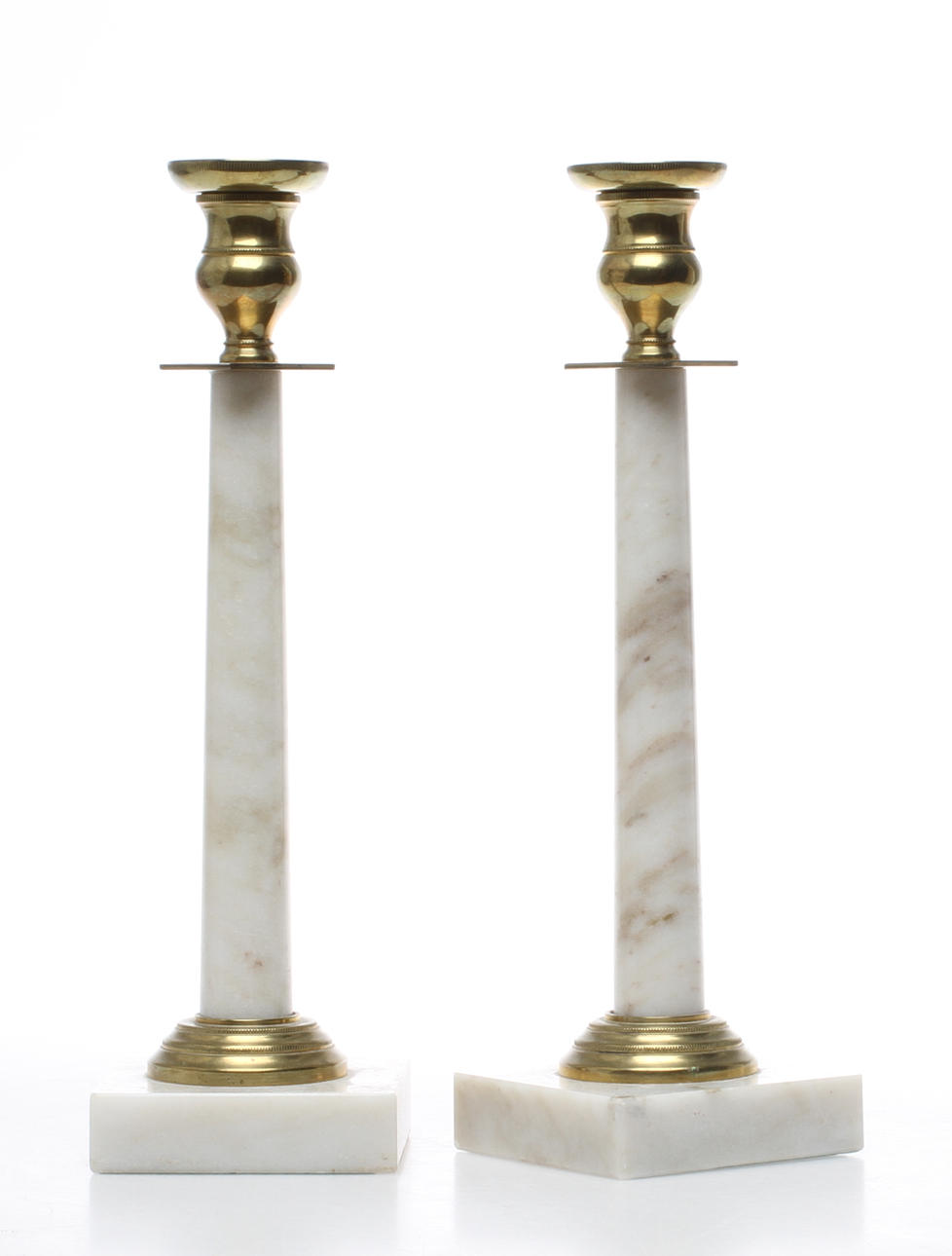 LJUSSTAKAR, ett par, sengustaviansk stil, 1900-tal.