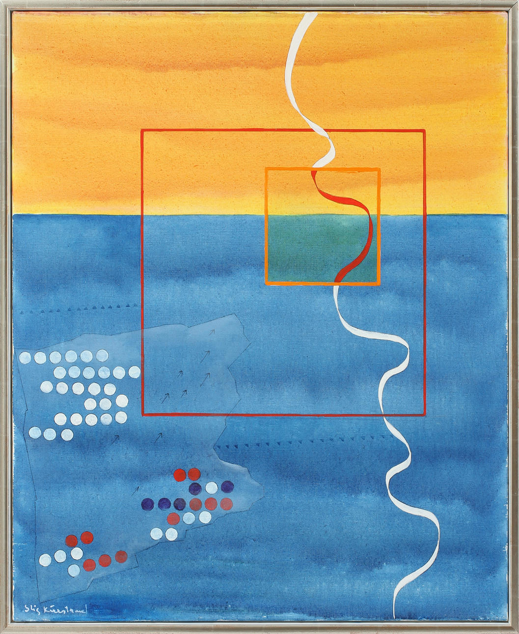 STIG KÄRRSTRAND. Olja på duk, signerad.