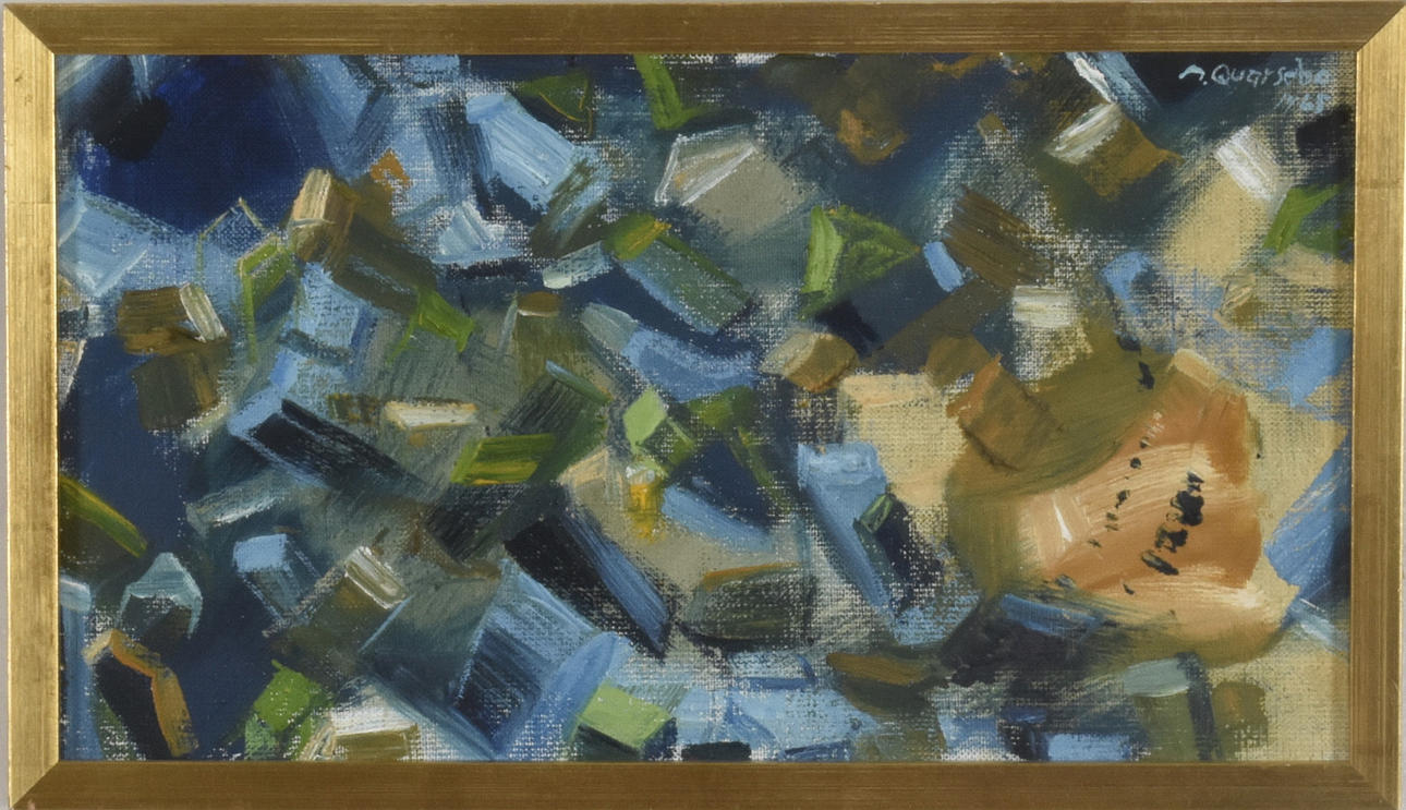 MICHAEL QVARSEBO. Öl auf Leinwand.