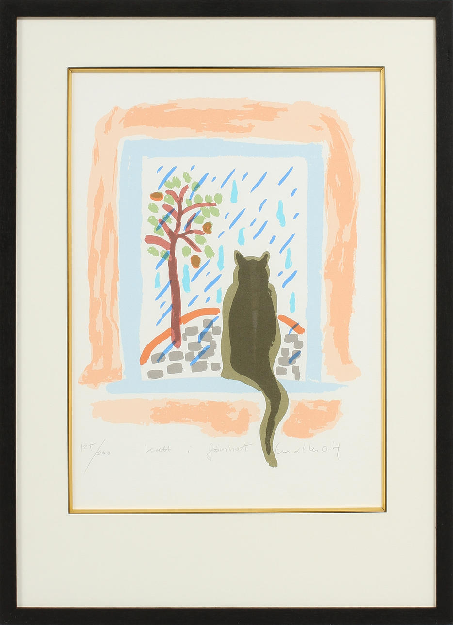 ULF LUNDELL. Färglitografi, signerad och numrerad 125/200.