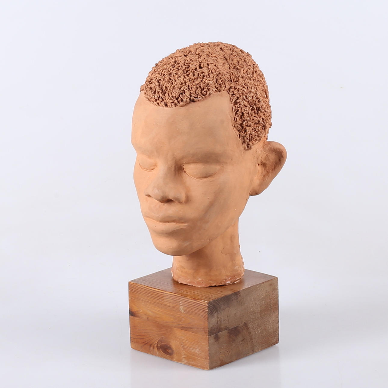 Unknown artist, sculpture, earthenware, signed M Persson.