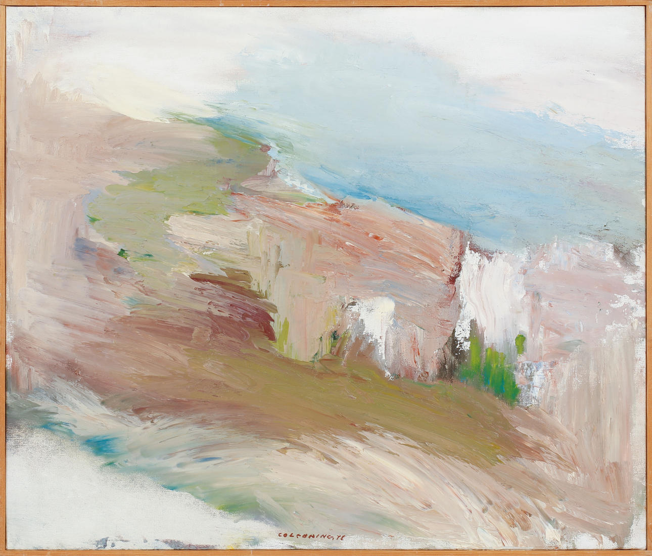 JOHNY COLEBRING. Composition, oil on canvas, signed and dated -78.