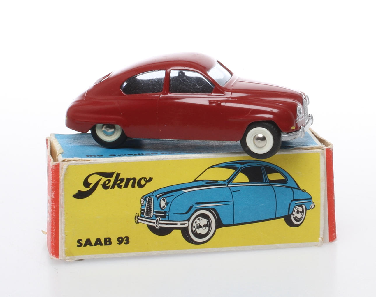 TEKNO 821 SAAB 93, Denmark. Originalkartong.