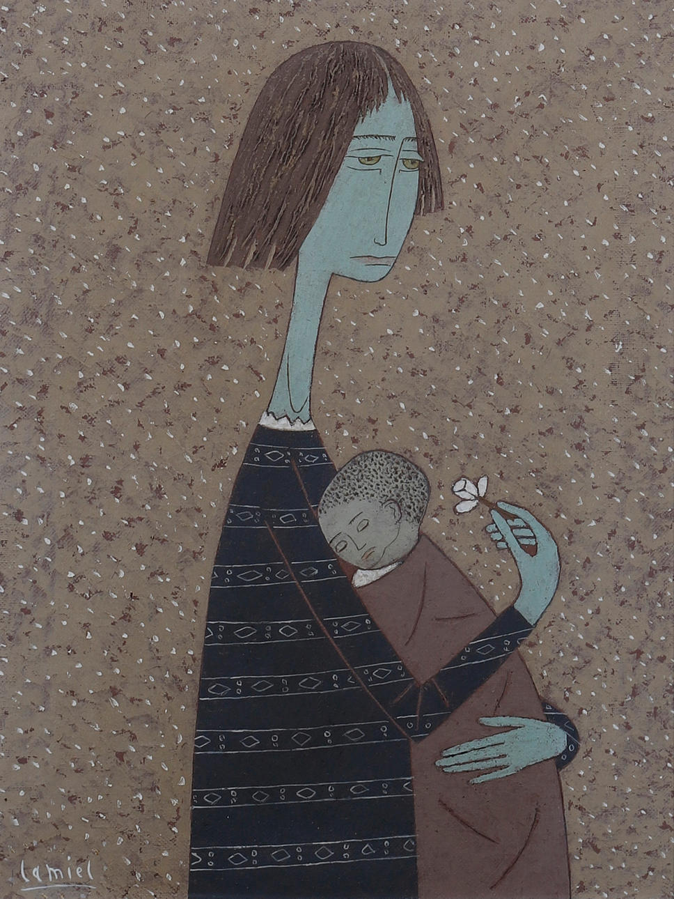 JOSÉ LAMIEL. "Maternidad".