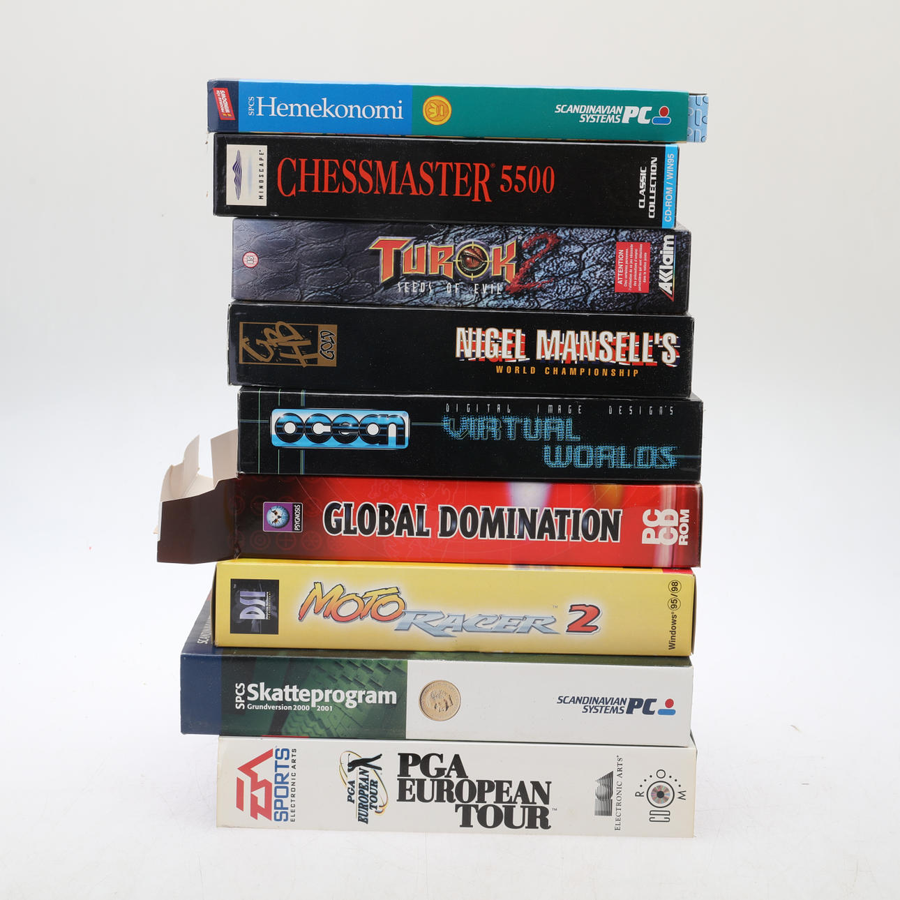 PC SPEL, 6 st samt SPCS Hemekonomi.