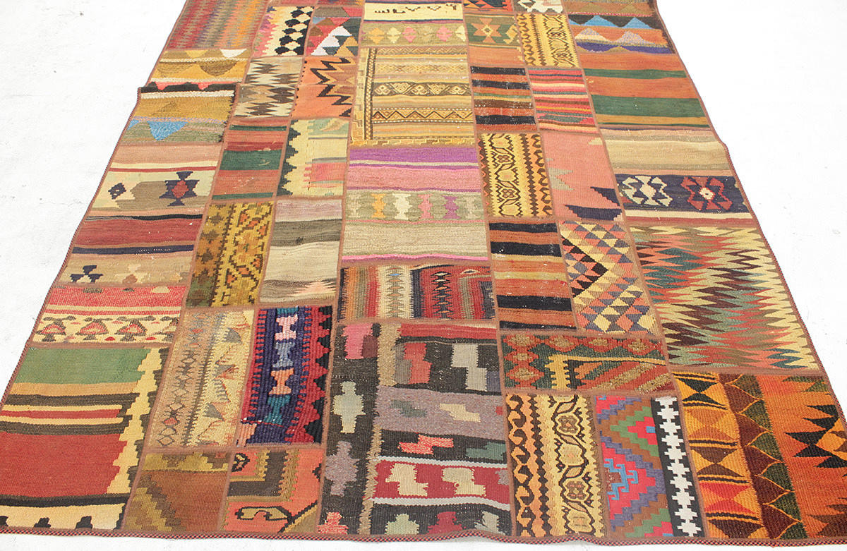 MATTA, Orientalisk, Kelim Patchwork, 300 x 200 cm.