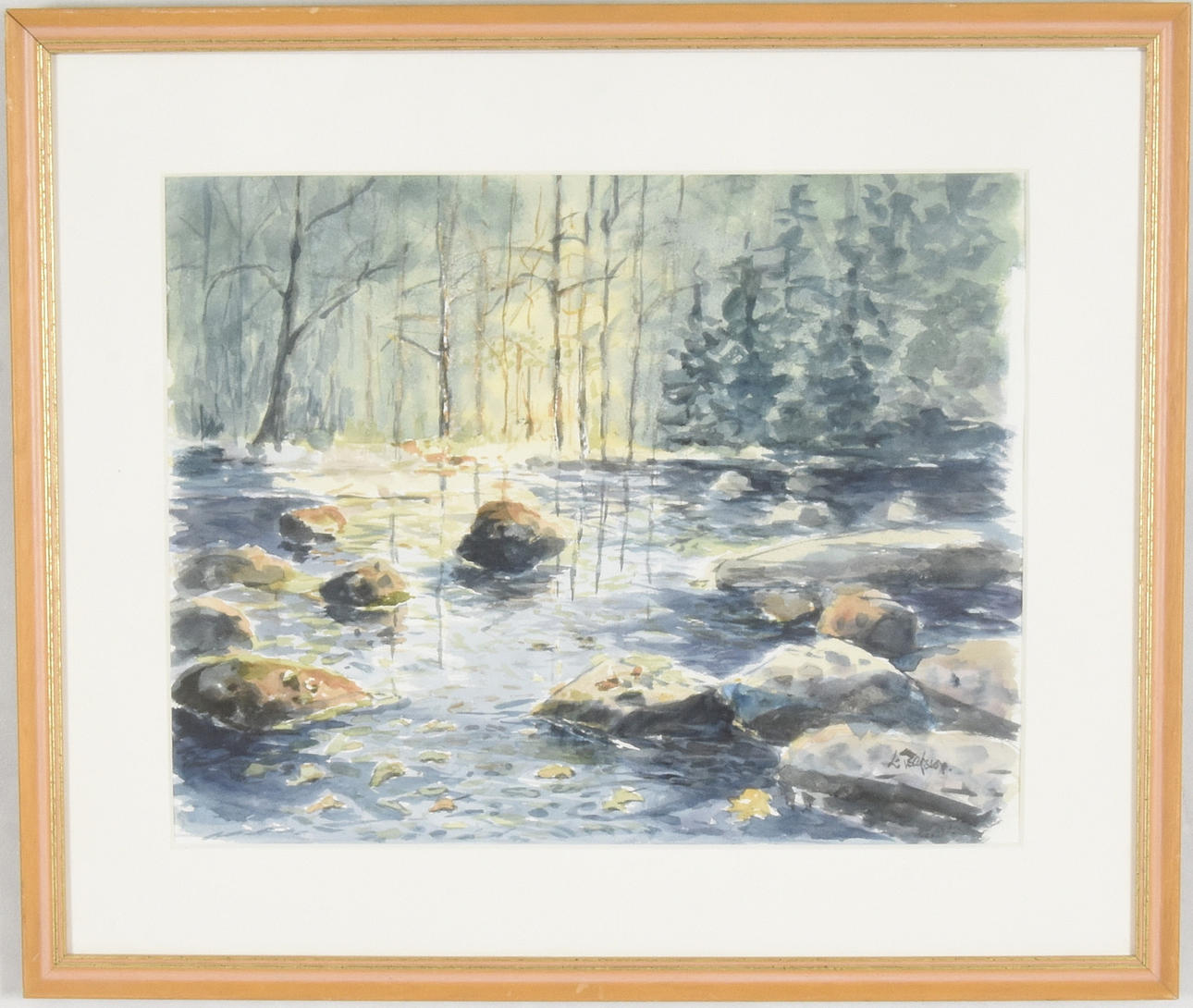 LENNART ISAKSSON. Akvarell.