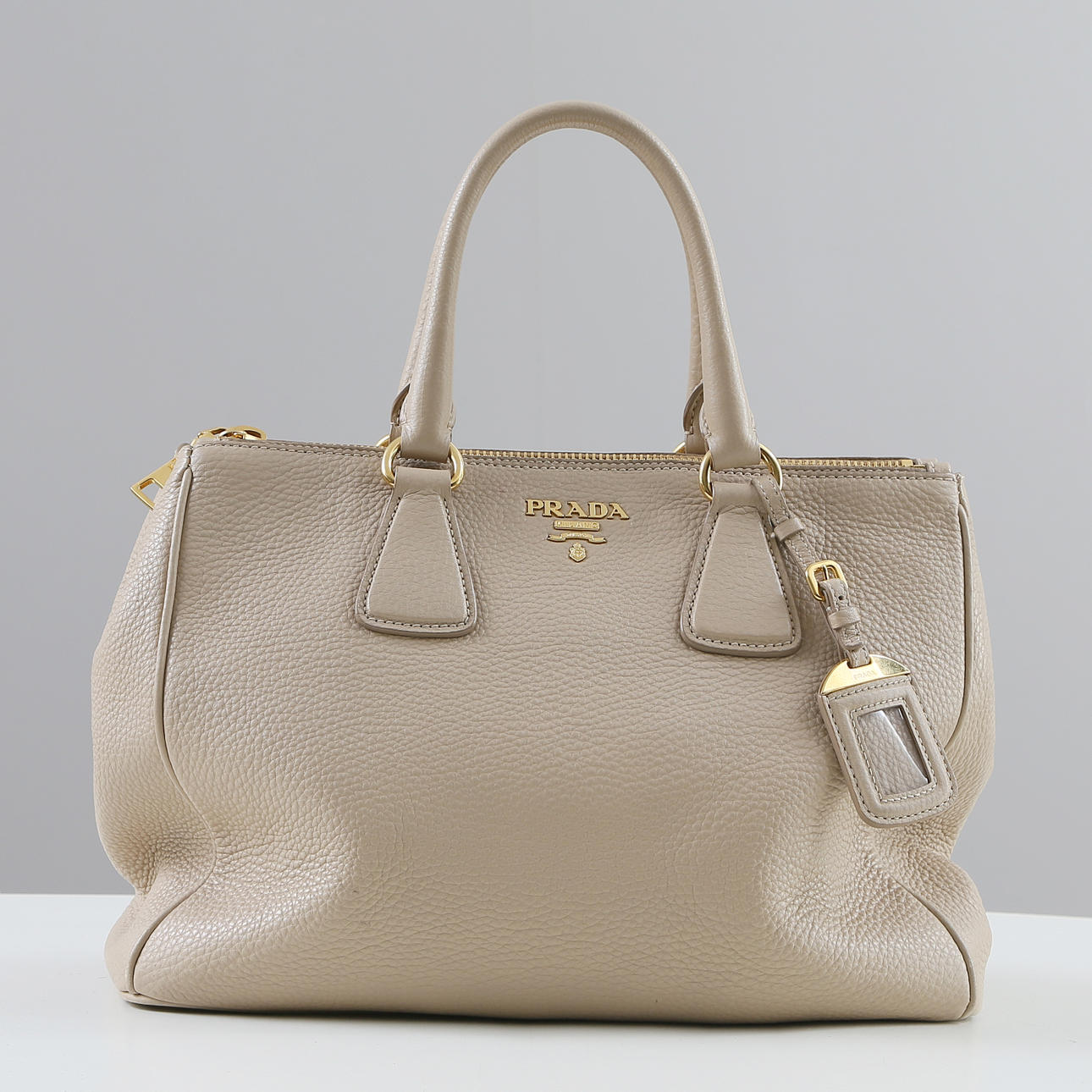 BAG, Prada, beige, 1900s.