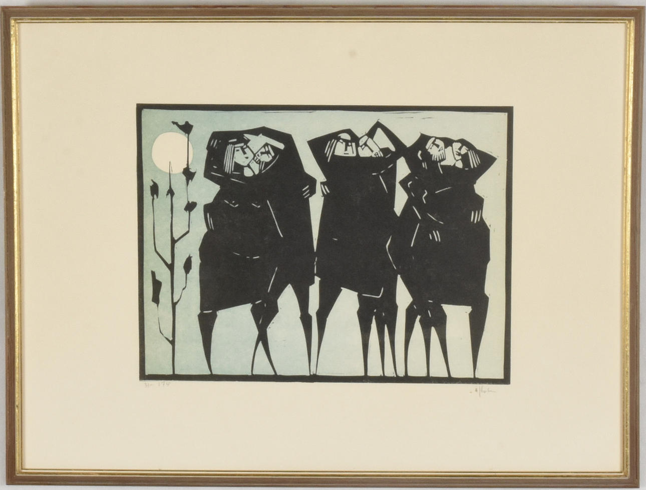 ÅKE HOLM. Xilografías coloreadas.